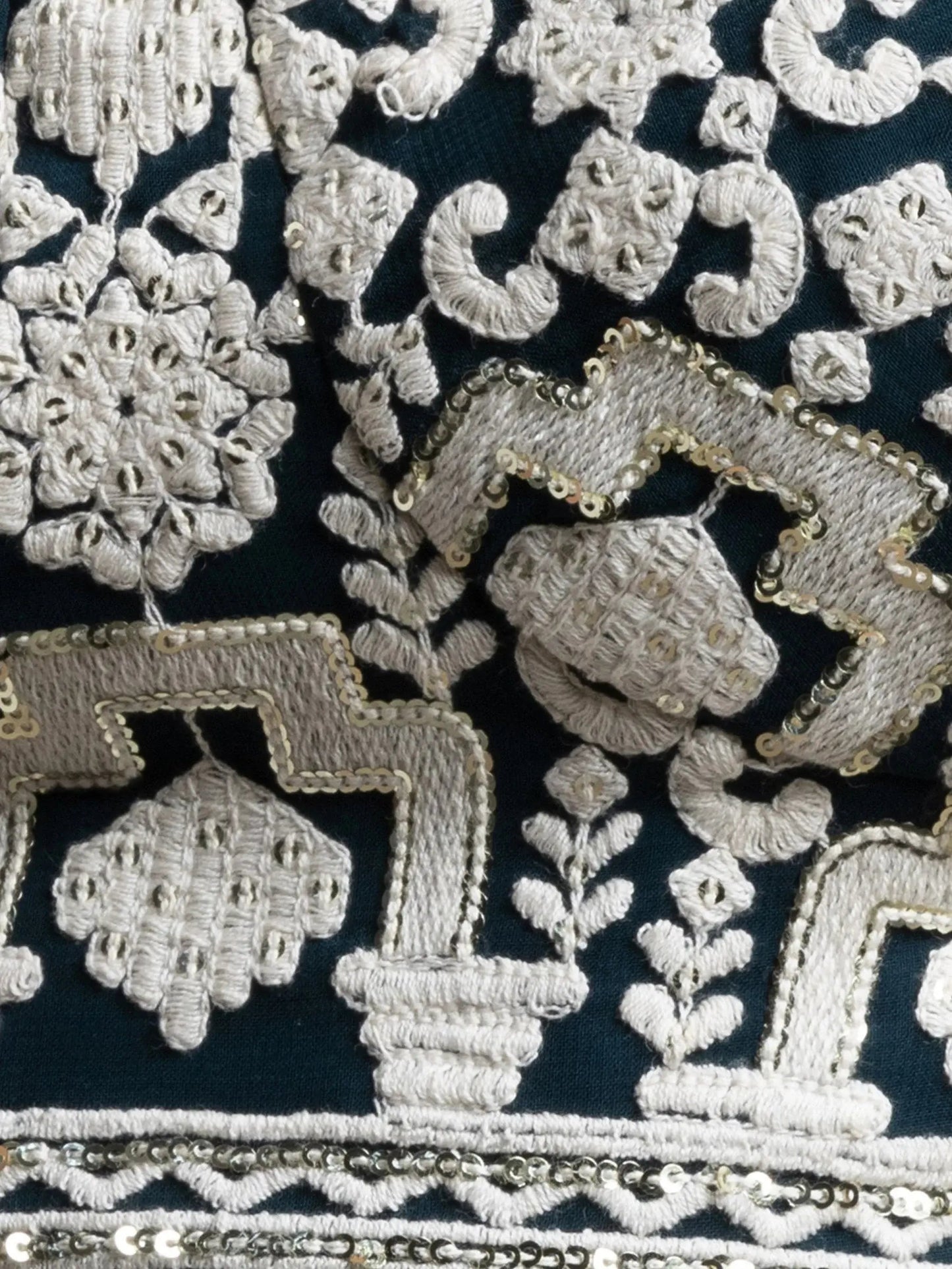 Captivating Dark Green Thread Work Georgette Lehenga Choli With Dupatta