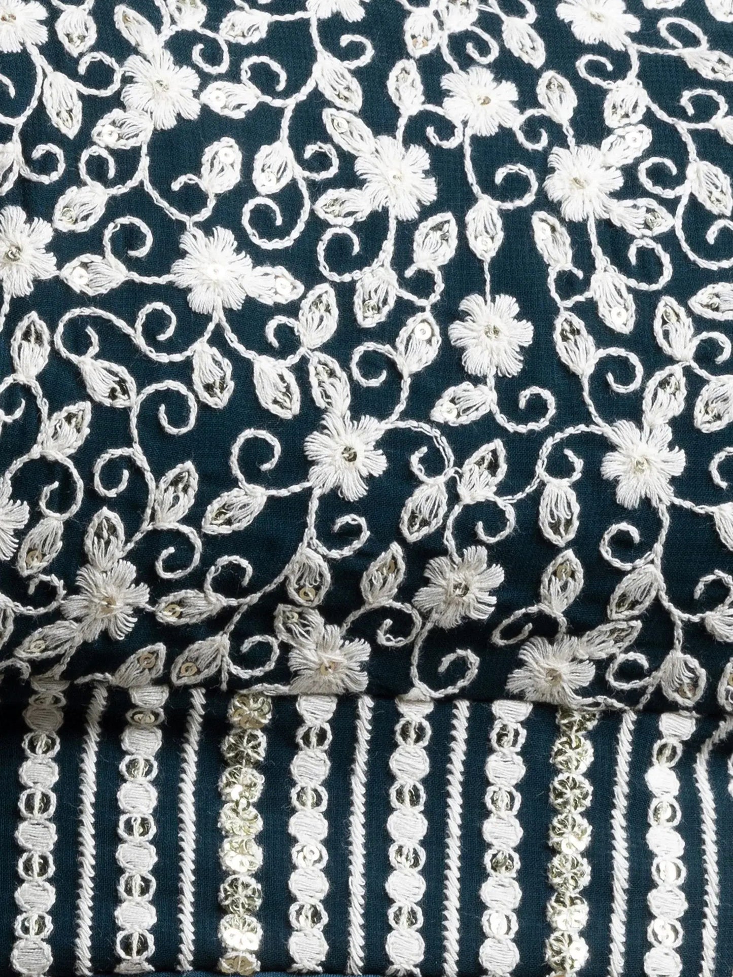 Gorgeous Dark Green Thread Work Georgette Wedding Lehenga Choli With Dupatta